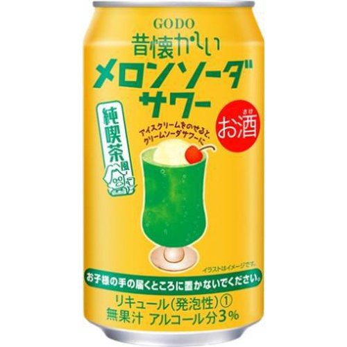 合同 昔懐かしいメロンソーダサワー 350ml