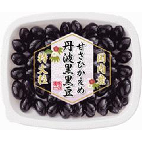 菊池 甘さひかえめ 丹波黒黒豆 特大粒 180g