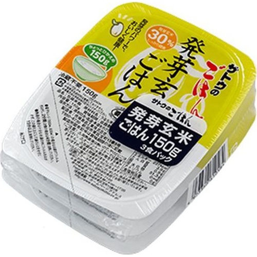 サトウ 発芽玄米3食パック 150g×3