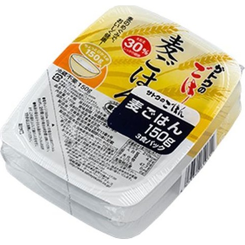 サトウ 麦ごはん3食パック 150g×3