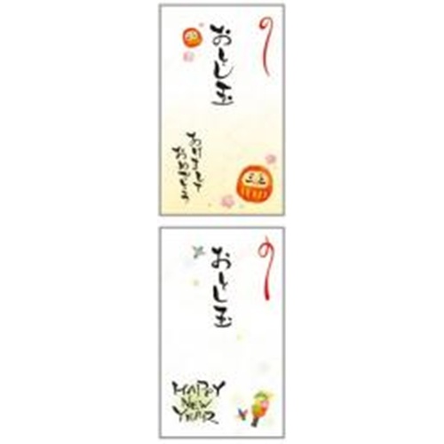 ササガワ タカ印 絵入ポチ袋5枚入(556)