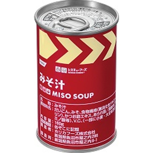 レスキューフーズ みそ汁