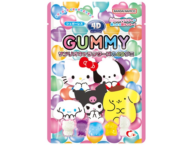 ハート 4Dグミ サンリオキャラクターズ【09/29 新商品】