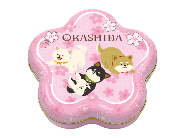 ハート おかしば花びら缶【02/09 新商品】