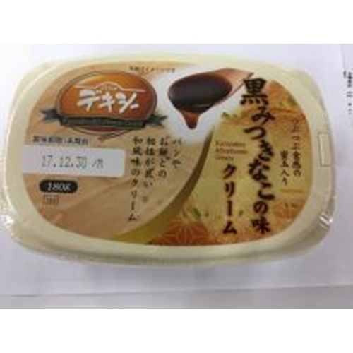 丸和 デキシー黒みつきなこの味クリーム 180g