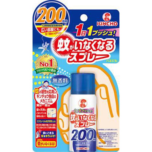 金鳥 蚊がいなくなるスプレーV200回無香料