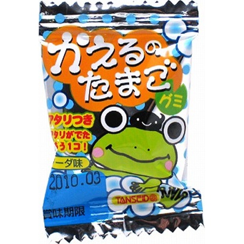 丹生堂 かえるグミソーダ味 商品紹介 お菓子 駄菓子の仕入れや激安ネット通販なら菓子卸問屋タジマヤ