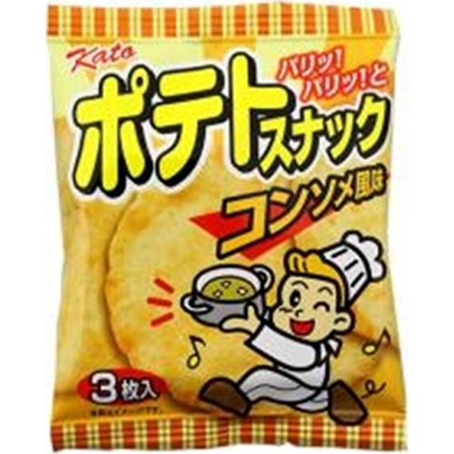 やおきん ポテトスナック コンソメ風味3枚