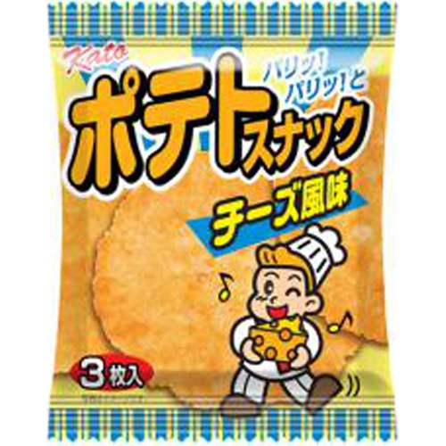 かとう ポテトスナック チーズ風味3枚