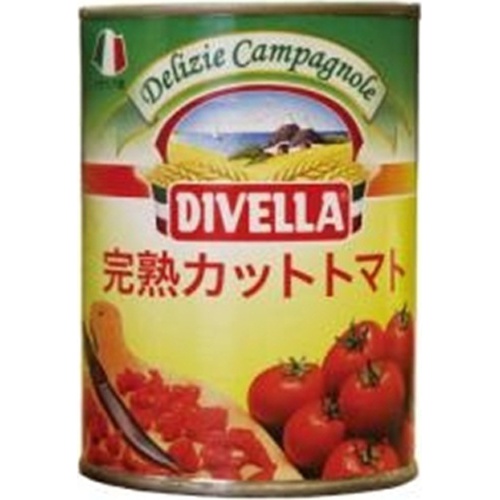 ディヴェッラ ダイスカットトマト缶 400g