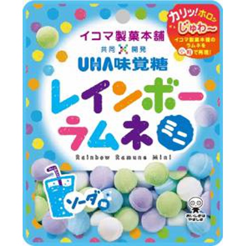 味覚糖 レインボーラムネミニ ソーダ30g (4514062291819) の仕入れ・箱