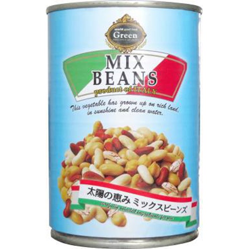 Green ミックスビーンズ 缶400g (4537048407493) の仕入れ・箱買いなら
