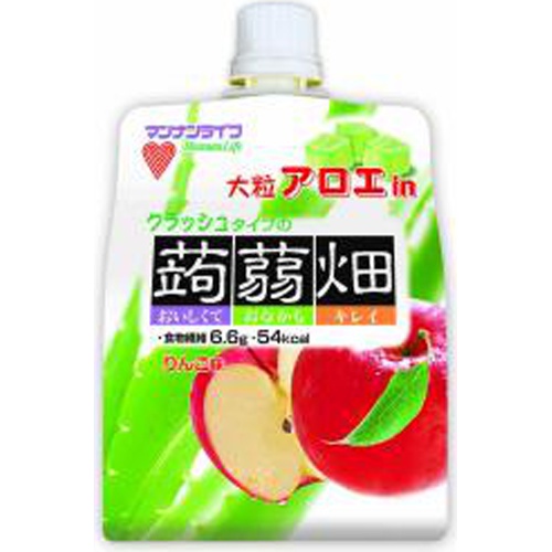 マンナンL 大粒アロエinクラッシュ蒟蒻畑りんご味 (4902738510058) の