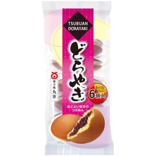 丸京 ふっくらつぶあんどらやき 6個 (4902752166606) の仕入れ
