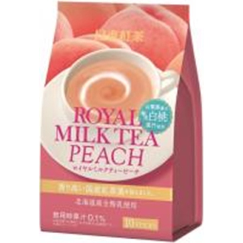 ミルクティー　10個 日東紅茶 ロイヤルミルクティー ピーチ10本入り (4902831510054