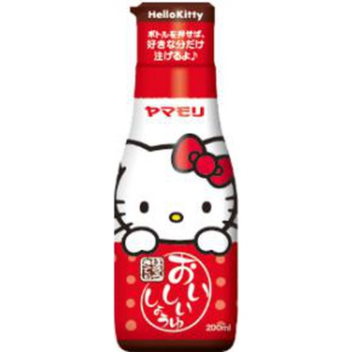 ヤマモリキティおいしいしょうゆ 200ml (4903101121383) の仕入れ・箱