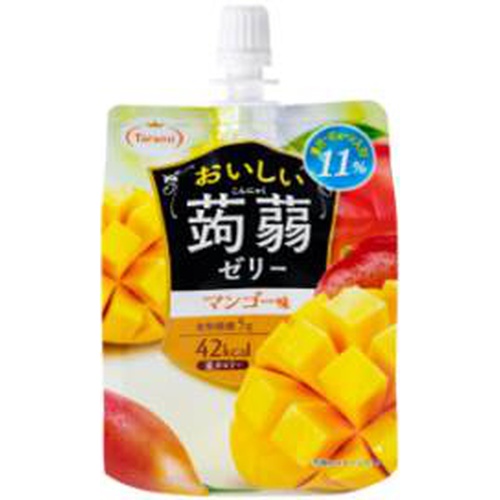 たらみ おいしい蒟蒻ゼリーマンゴー味 150g (4955129019760) の