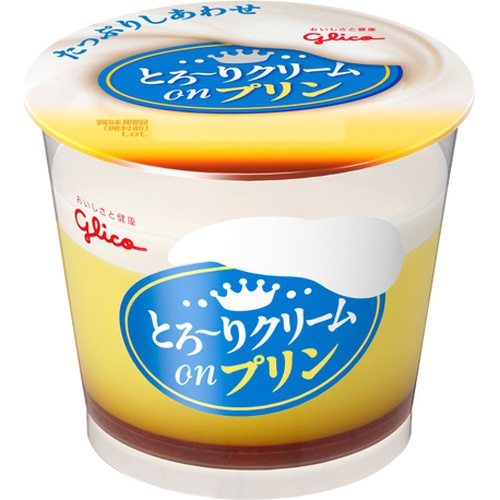 グリコ とろ~りクリームonプリン 210g (4971666411270) の仕入れ・箱