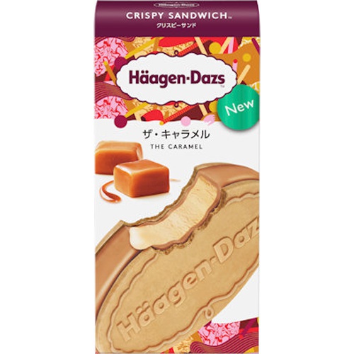 ハーゲンダッツクリスピーサンド ザキャラメル60ml (4976994150839) の