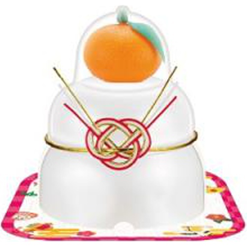 サトウの福餅入り鏡餅 小飾り橙 66g (4973360720306) の仕入れ・箱買い