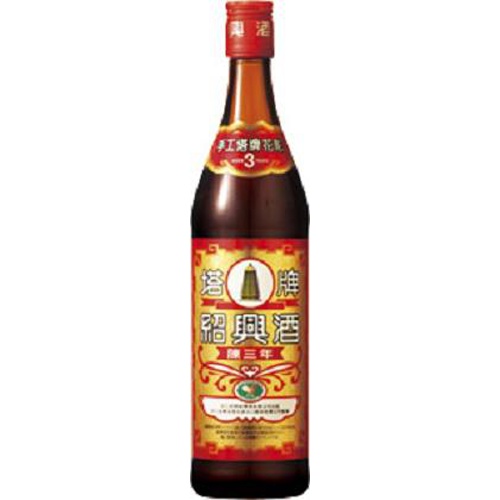 宝 紹興酒「塔牌」花彫〈陳三年〉600ml (4904670360678) の