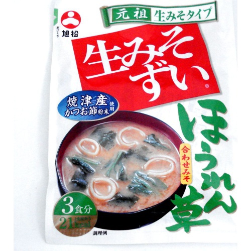 旭松 生みそずい 合わせほうれん草3食 (4901139362716) の仕入れ・箱