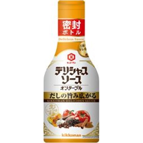 萬】だしの旨み広がるデリシャスソース200ml (4901515005206) の仕入れ