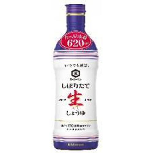 萬】いつでも新鮮 しぼりたて生しょうゆ620ml (4901515008696) の