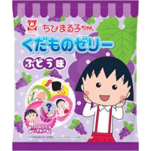 杉本屋 ちびまる子ちゃんくだものゼリーぶどう味6個 (4901818216873
