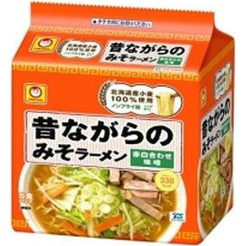 マルちゃん 5P昔ながらのみそラーメン (4901990019941) の仕入れ・箱