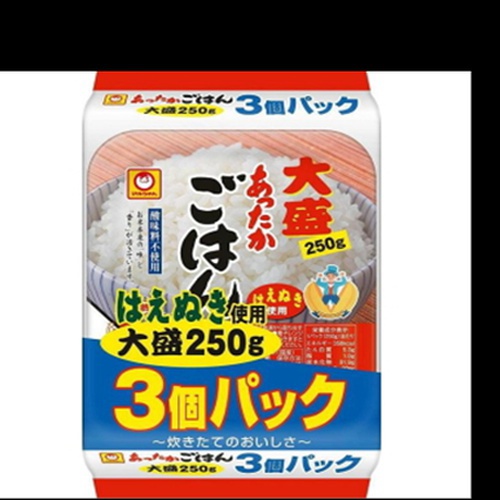 マルちゃん あったかごはん大盛り 250g×3P | 商品紹介 | 菓子