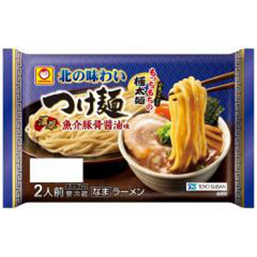 マルちゃん 北の味わいつけ麺濃厚魚介豚骨醤油2人前 (4901990346023