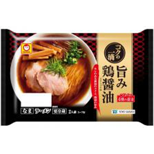 マルちゃん コクの一滴 旨み鶏醤油2人前 (4901990346818) の仕入れ・箱