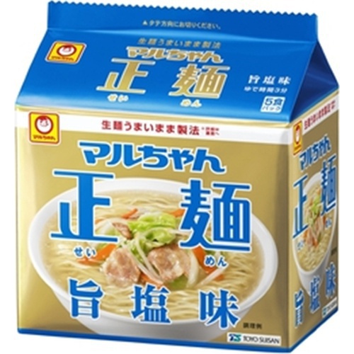 マルちゃん マルちゃん 正麺 旨塩味 5食パック (4901990513142) の仕入れ