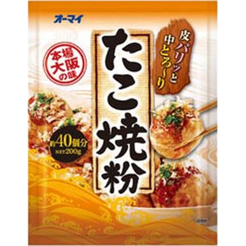 オーマイ たこ焼き粉 200g (4902170093140) の仕入れ・箱買いなら激安