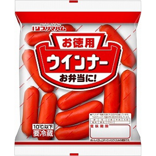 赤ウインナーさん専用 プリマ 徳用赤ウインナー 135g (4902586564449) の仕入れ・箱
