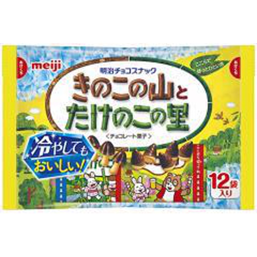きのこの山さん専用 明治 きのこたけのこ袋 12袋 (4902777026404) の仕入れ・箱買い