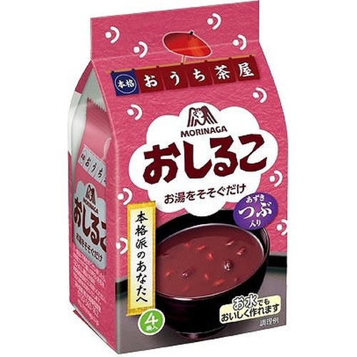 森永 おしるこ 4袋入 (4902888553219) の仕入れ・箱買いなら激安卸問屋