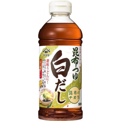 つゆ ヤマサ 昆布つゆ白だし 500ml (4903001030846) の仕入れ・箱買いなら