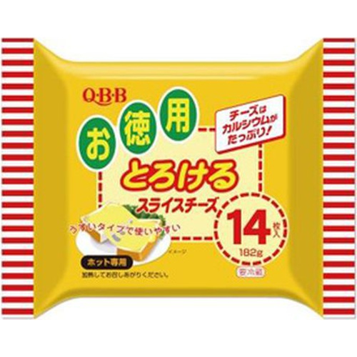 QBB 徳用とろけるスライス 14枚 (4903308030433) の仕入れ・箱買いなら