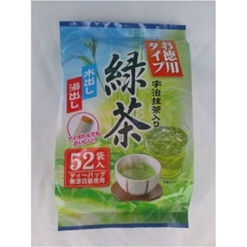 お抹茶 がんこ茶家 抹茶入り緑茶TB 4g×52P (4943663441383) の仕入れ・箱買い