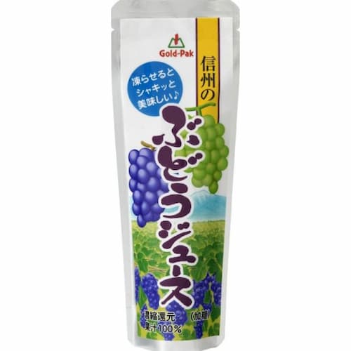 ゴールドパック　信州のぶどうジュース