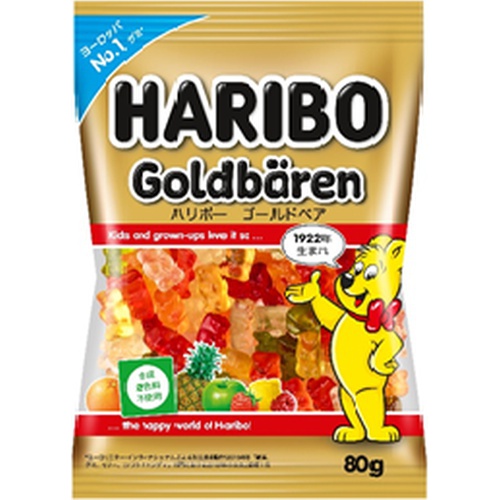 ハリボー ゴールドベア 80g (4001686396476) の仕入れ・箱買い