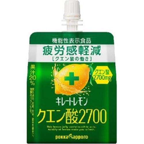 ポッカS キレートレモンクエン酸ゼリー 165g (4589850822568) の