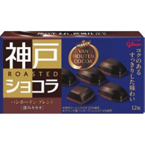 グリコ 神戸ショコラ バンホーテン深みカカオ53g (4901005500907) の